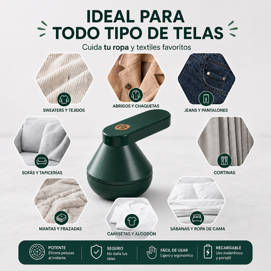 Sacapelusas Eléctrico Recargable